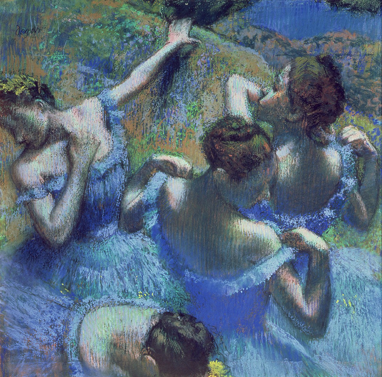 Blaue Tänzer, ca. 1899 von Edgar Degas