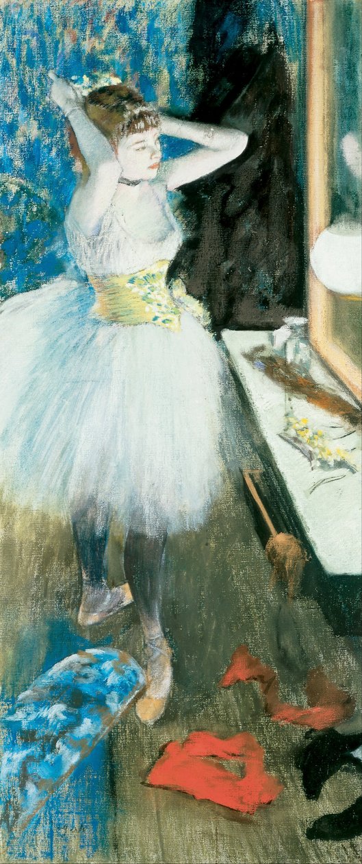 Tänzerin in ihrer Umkleidekabine von Edgar Degas