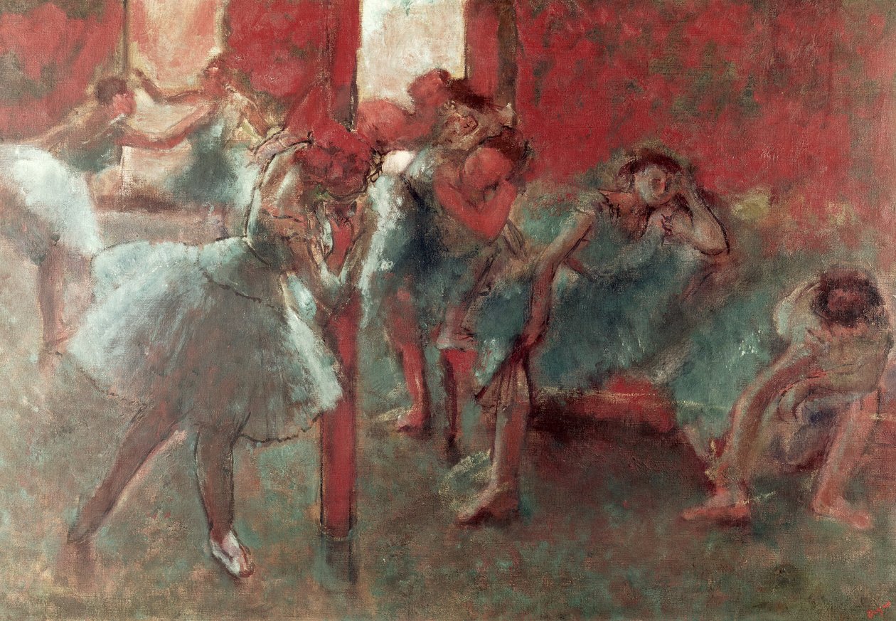Tänzer bei der Probe, 1895-98 von Edgar Degas