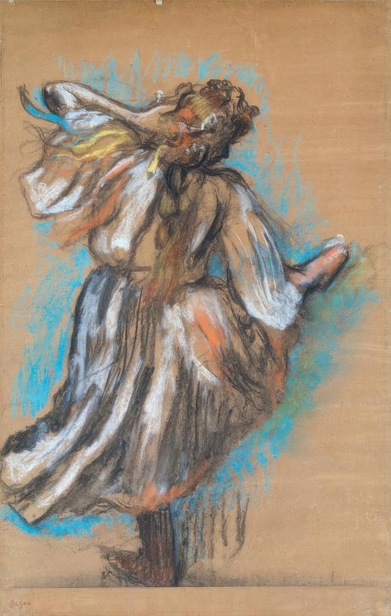 Russische Tänzerin von Edgar Degas
