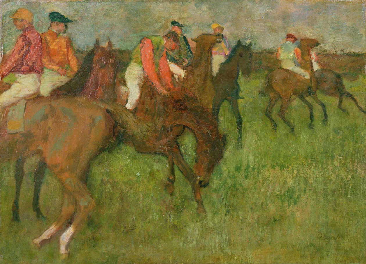Jockeys von Edgar Degas