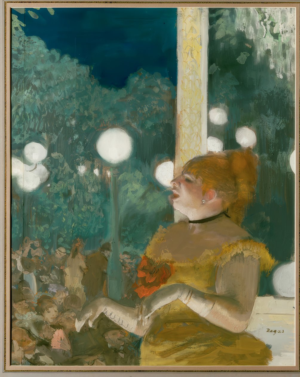 Das Lied des Hundes von Edgar Degas