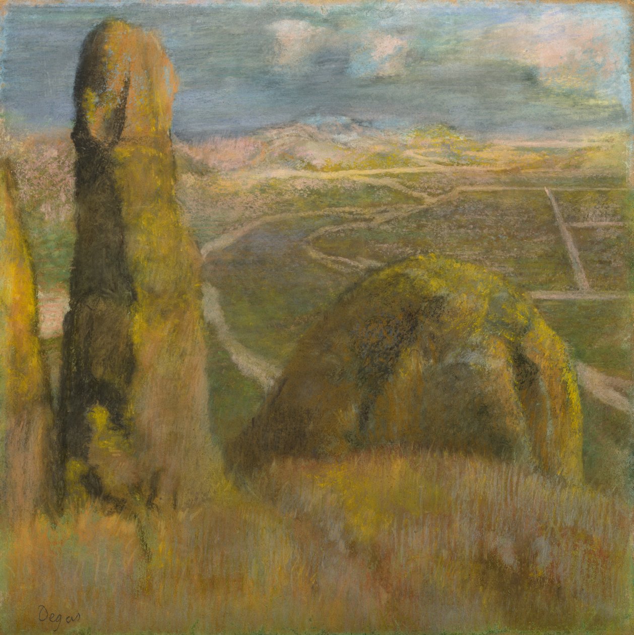 Landschaft, ca. 1892 von Edgar Degas
