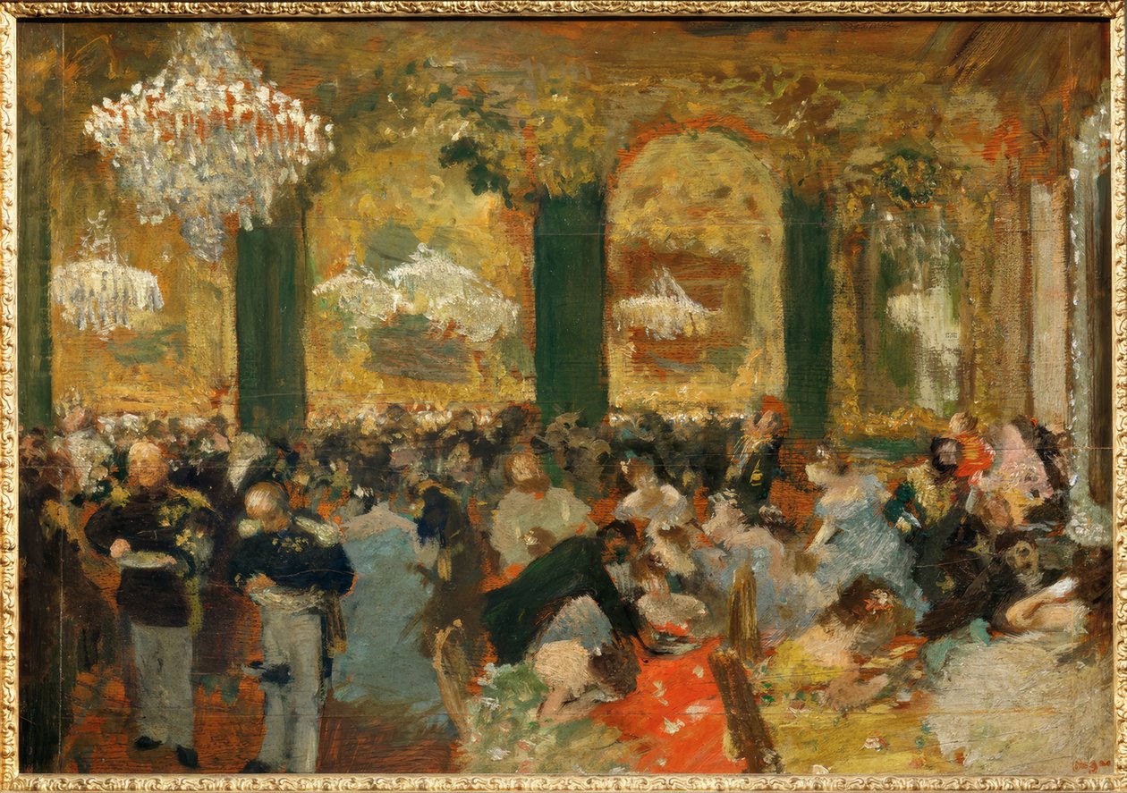 Das Abendessen beim Ball von Edgar Degas