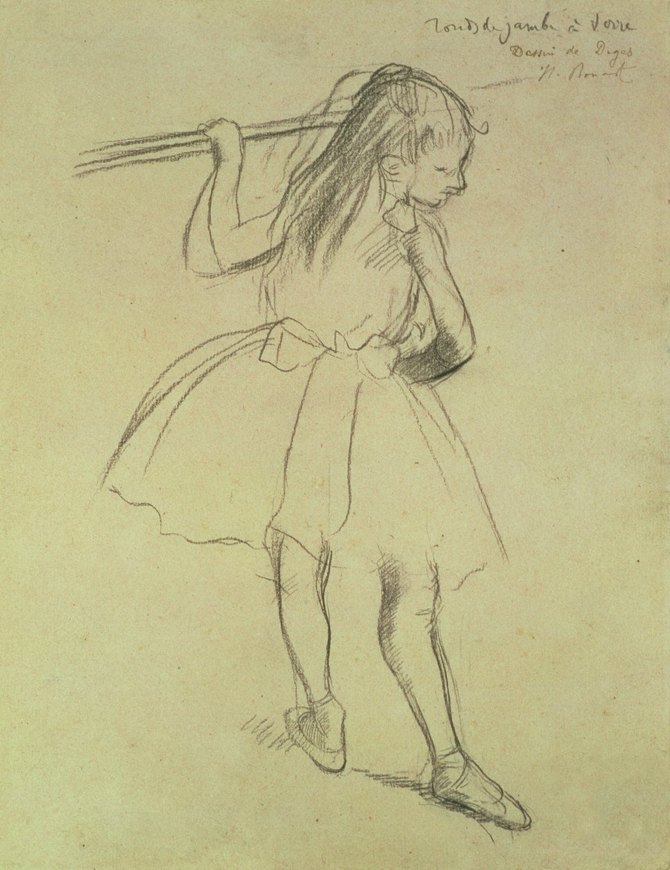 PD.32-1978 Tänzerin am Barre, ca. 1878 von Edgar Degas