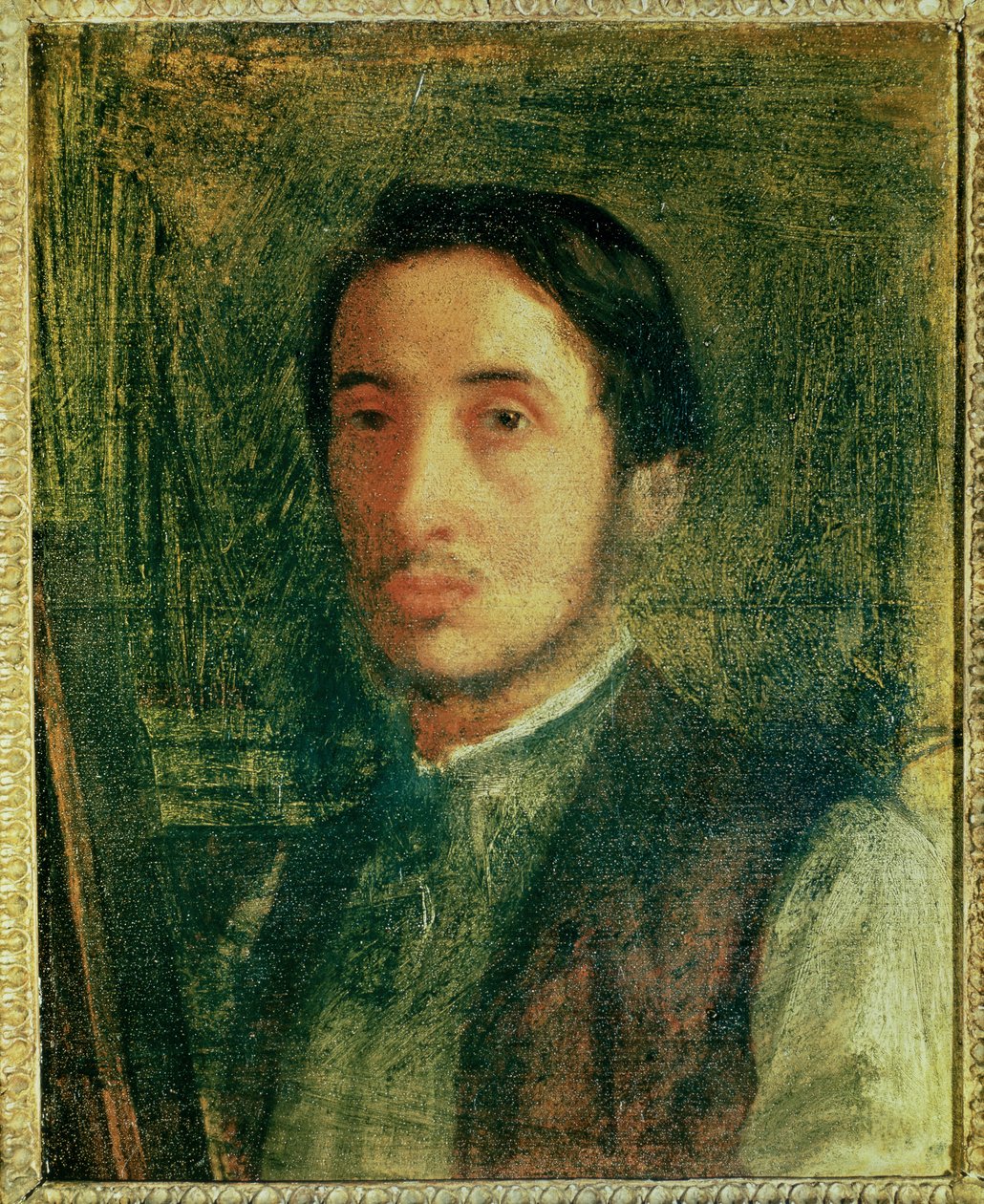 Selbstporträt als junger Mann von Edgar Degas