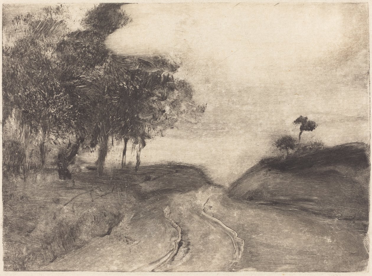 Die Straße (La route) von Edgar Degas