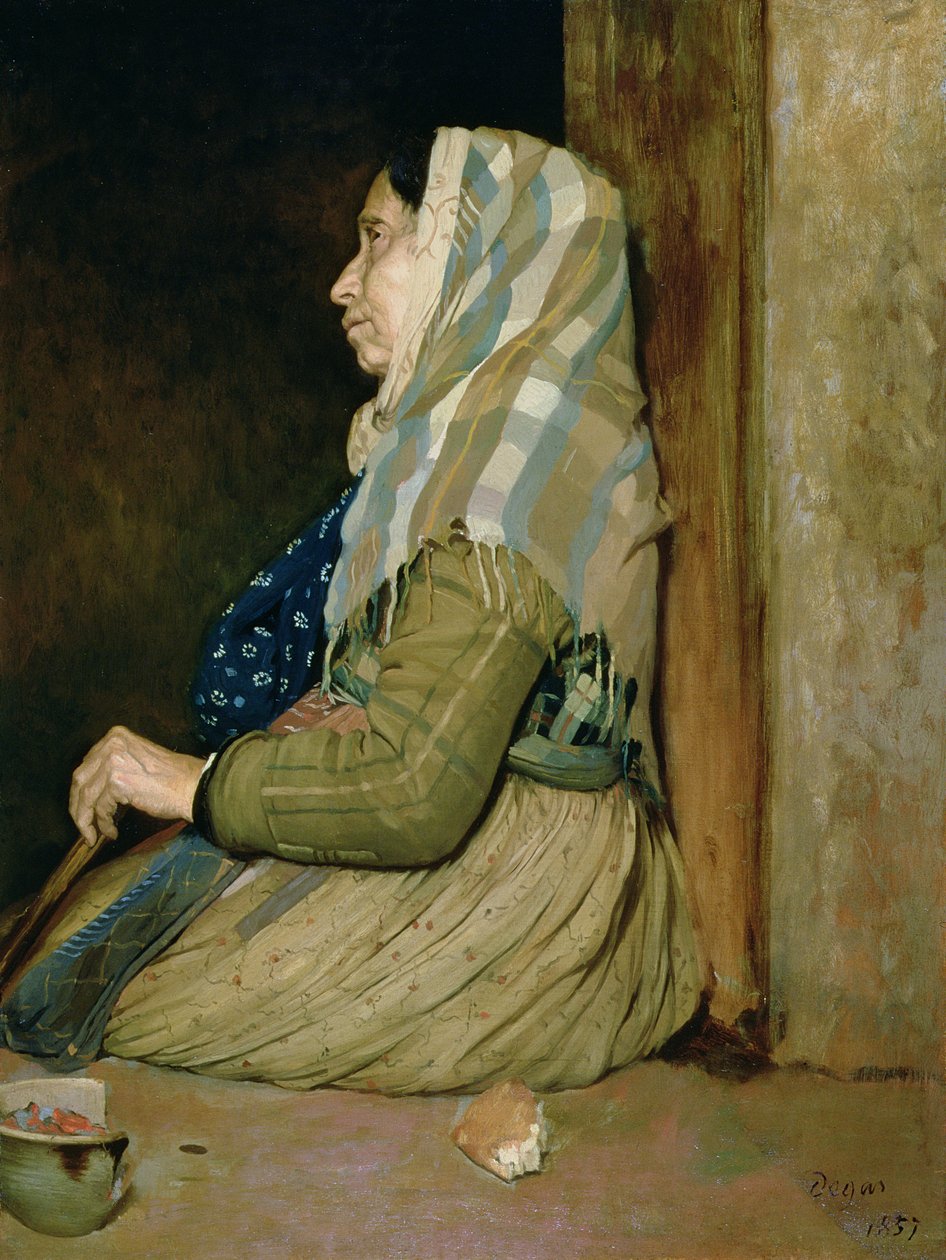 Eine römische Bettlerin von Edgar Degas