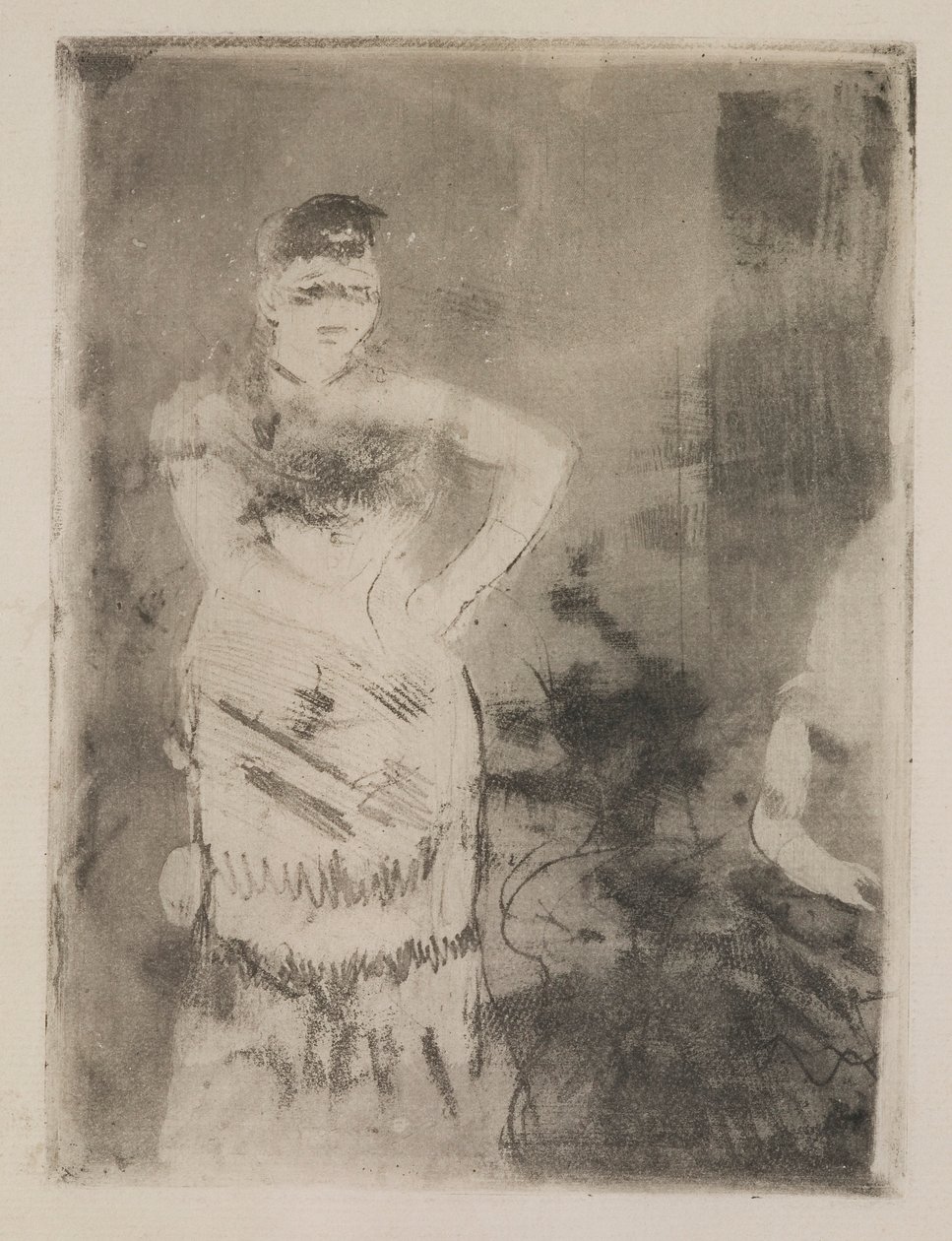 Ein Sänger von Edgar Degas