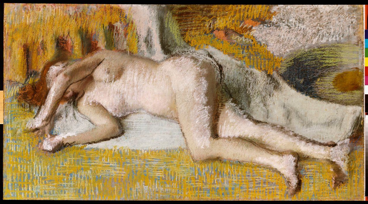 Nach dem Bad, 1885 von Edgar Degas
