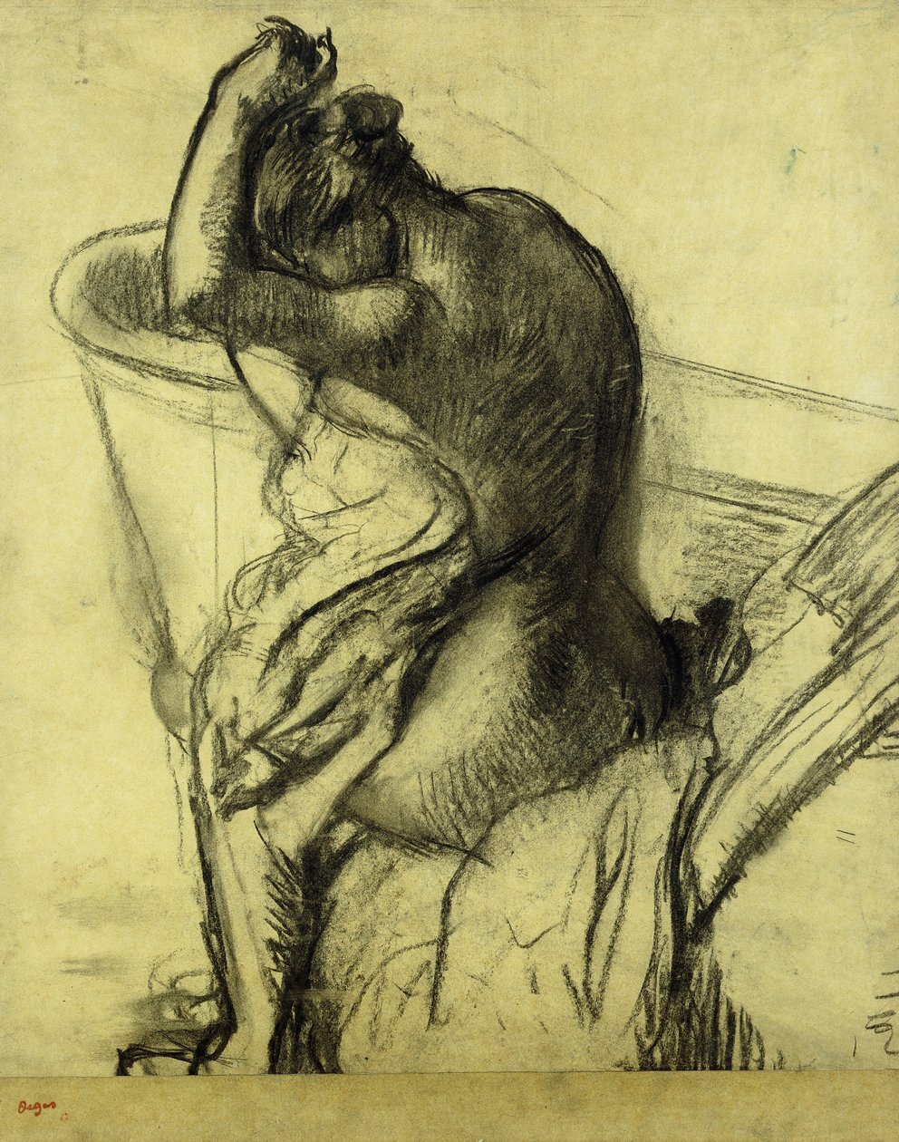 Nach dem Bad, 1899 von Edgar Degas