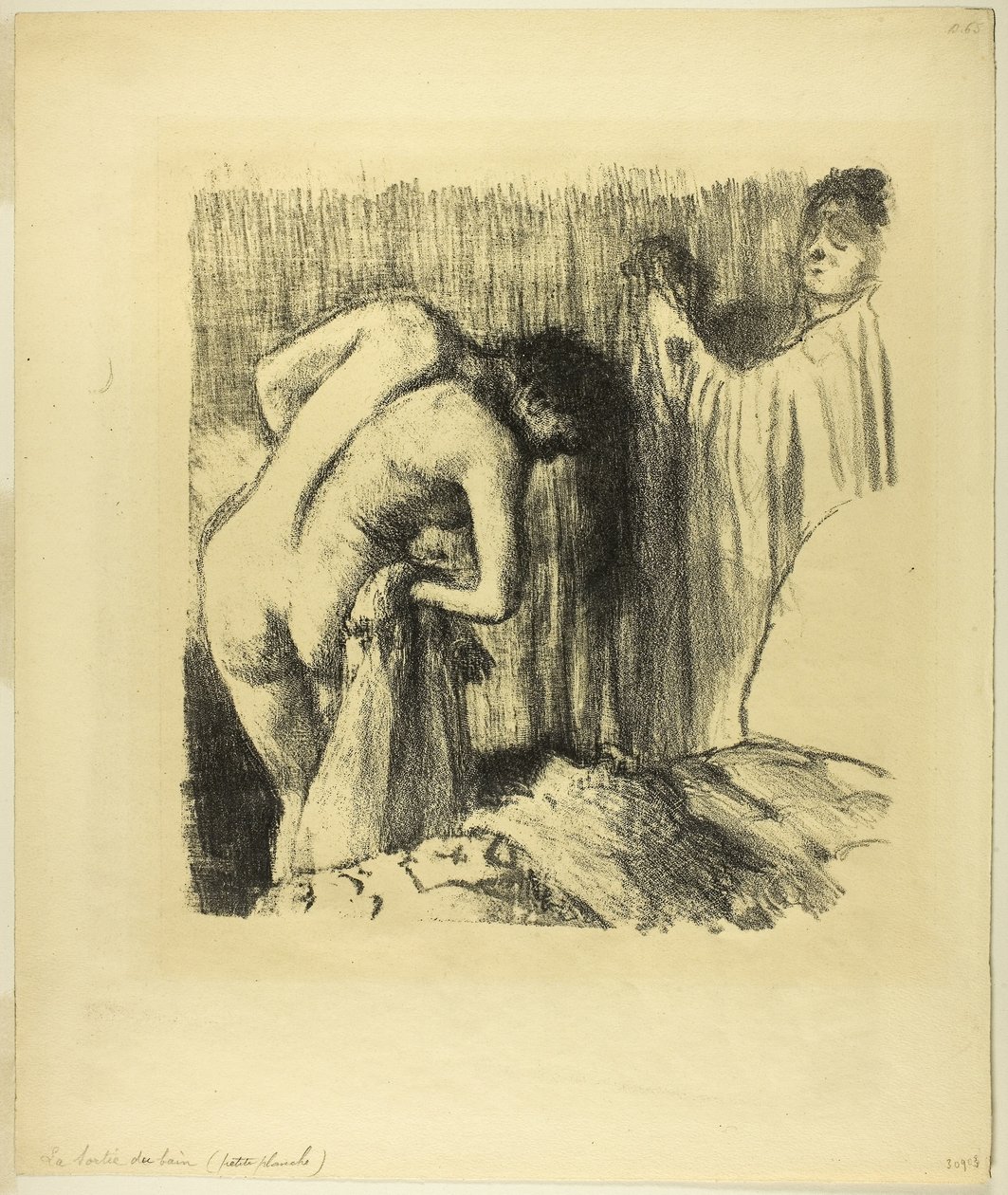 Nach dem Bad III von Edgar Degas