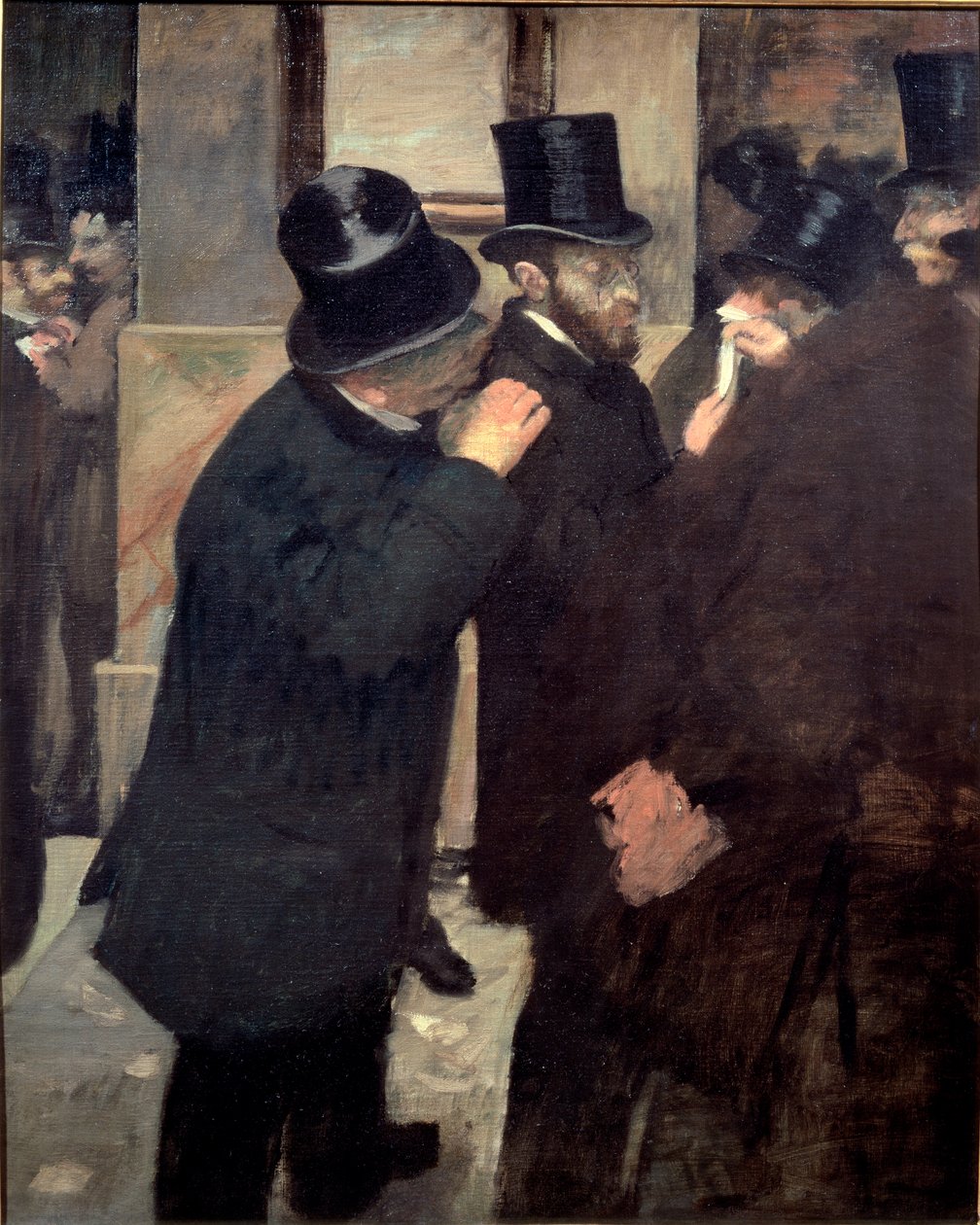 An der Börse von Edgar Degas