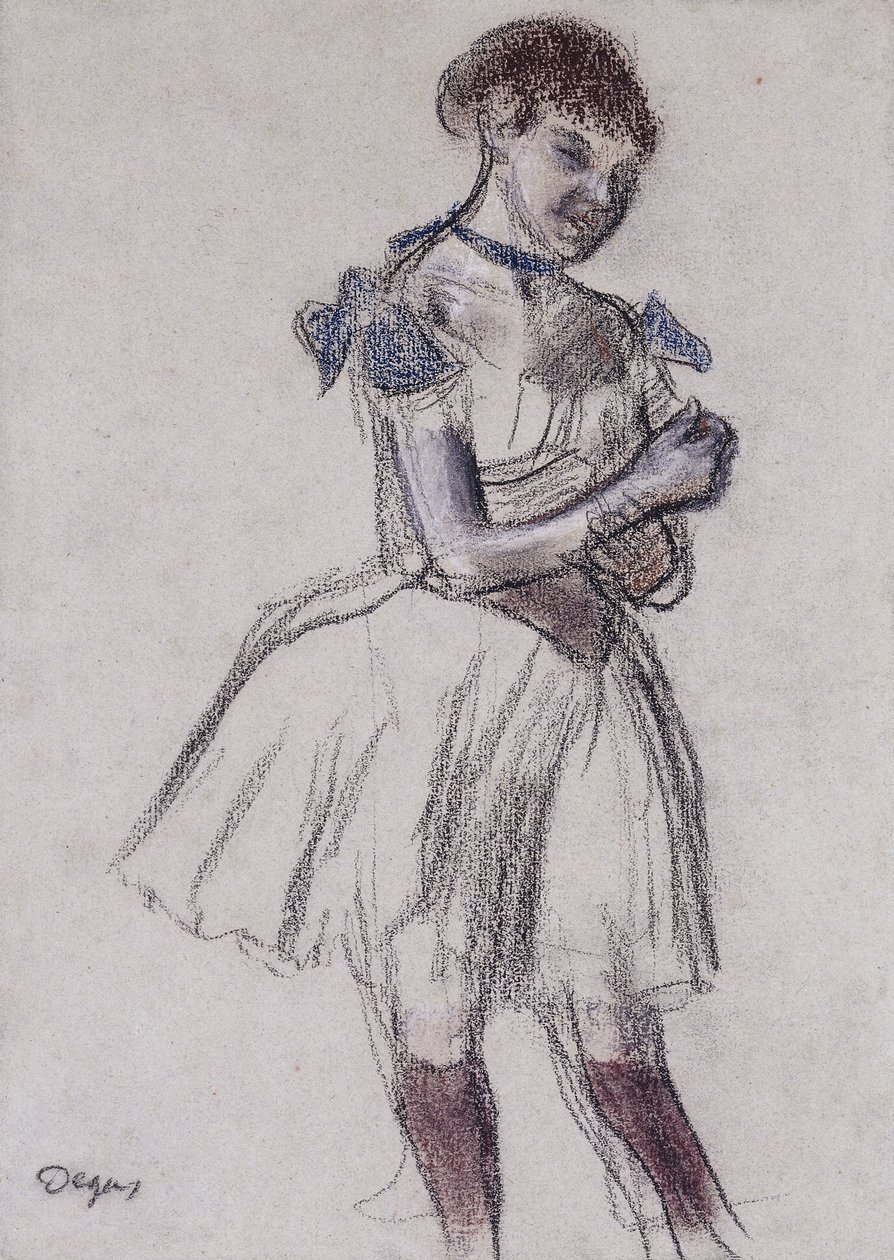 Tänzerin; Danseuse, ca. 1880 von Edgar Degas