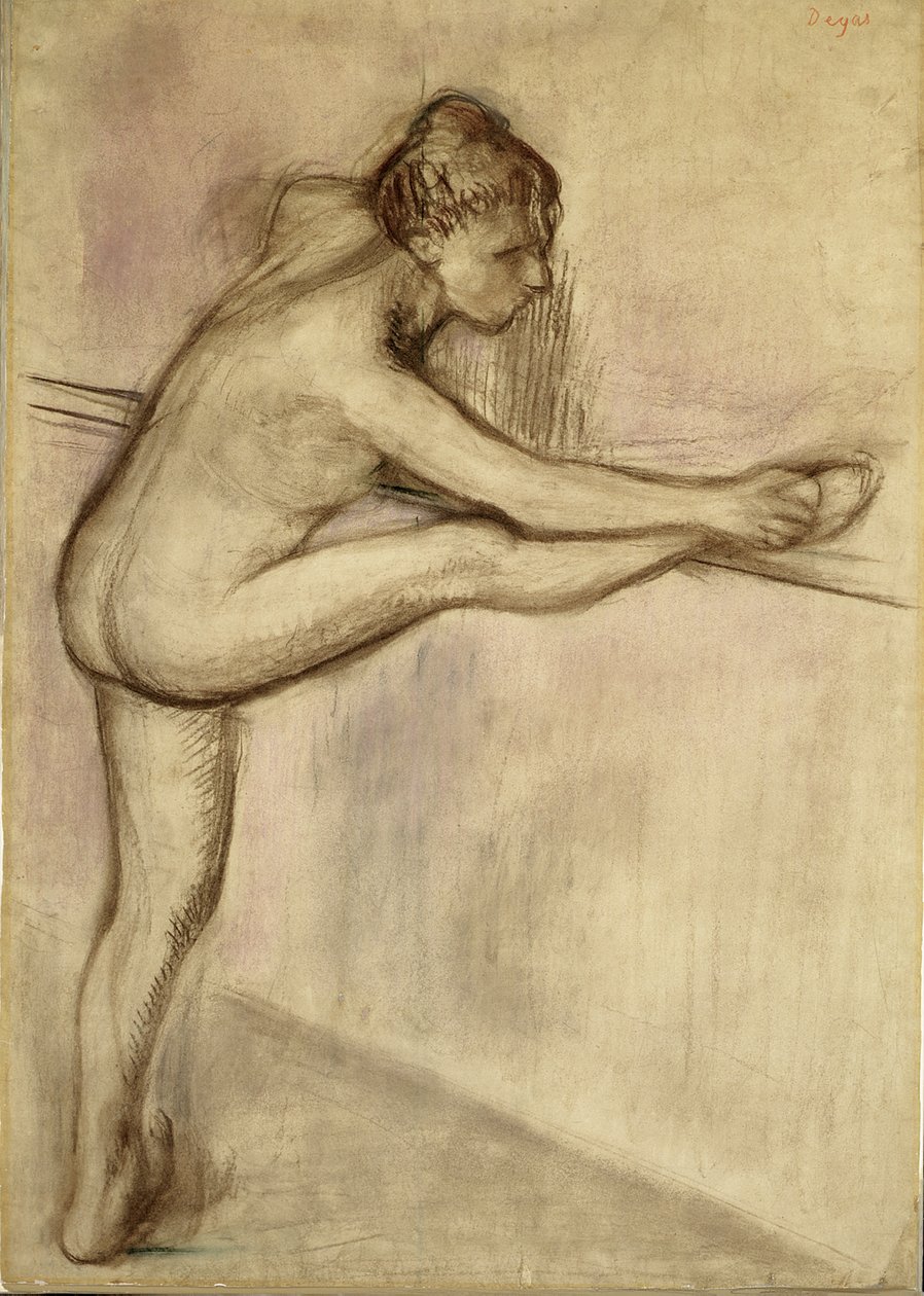 Tänzerin an der Bar von Edgar Degas
