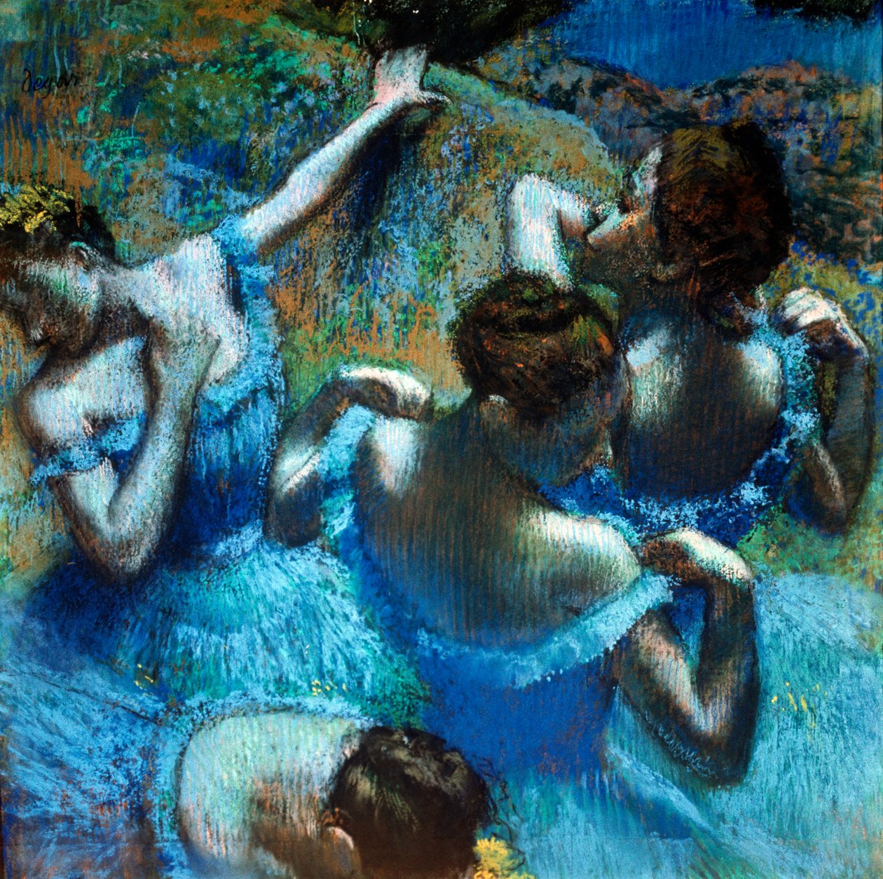 Tänzer in Blau, um 1898 von Edgar Degas