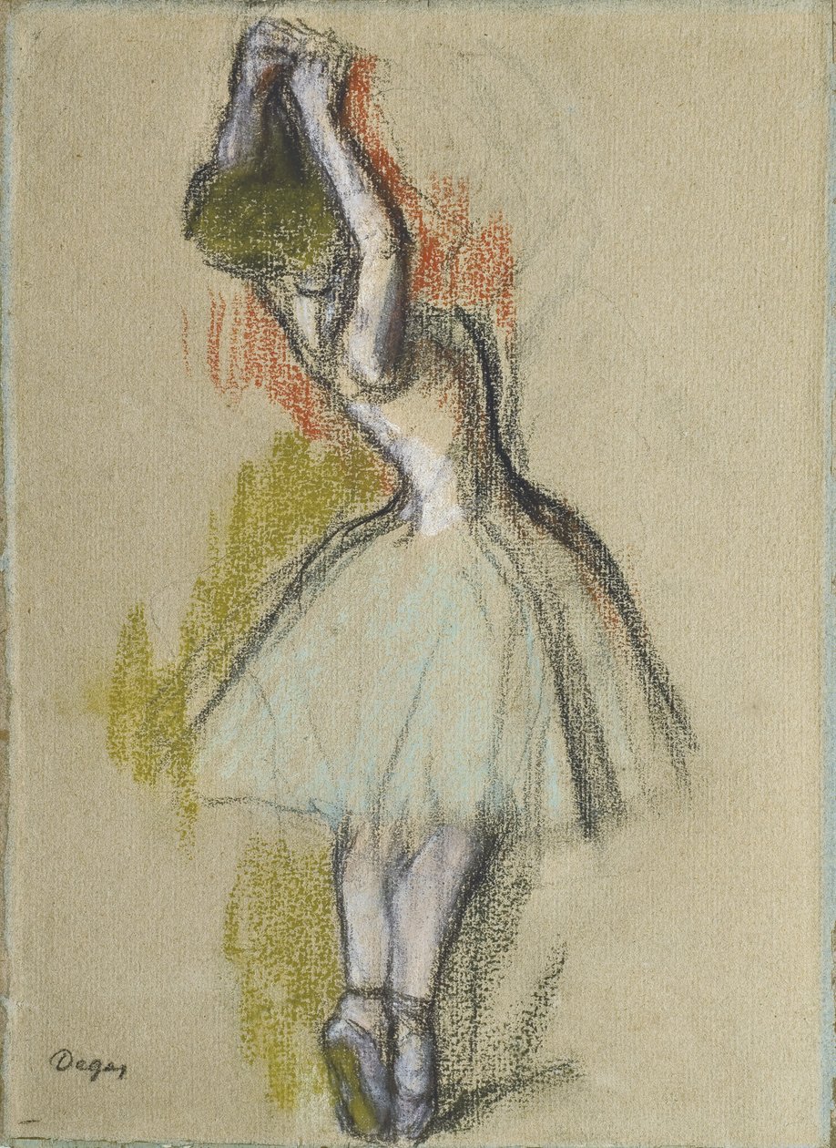 Stehende Tänzerin, ca. 1885 von Edgar Degas