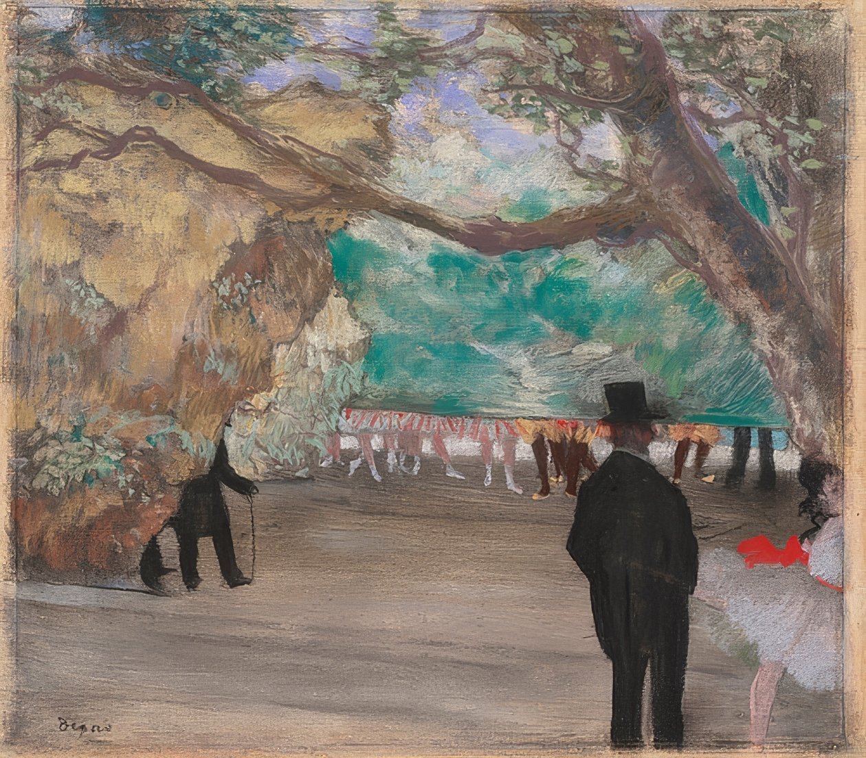 Der Vorhang von Edgar Degas