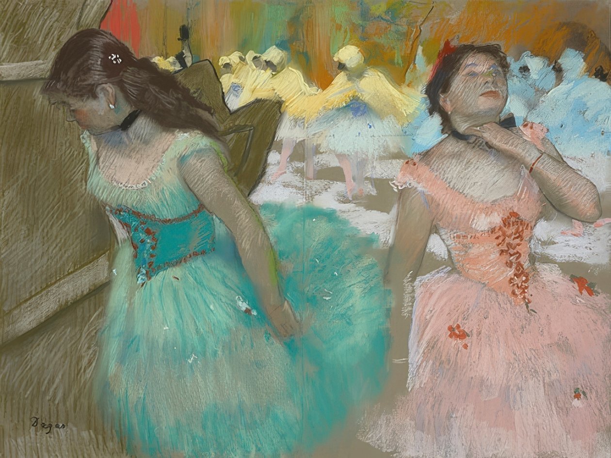 Eintritt der maskierten Tänzer von Edgar Degas