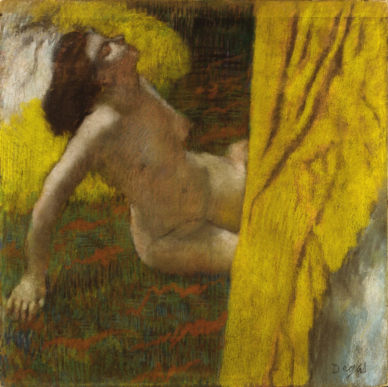 Weiblicher Akt, ca. 1885-1886 von Edgar Degas