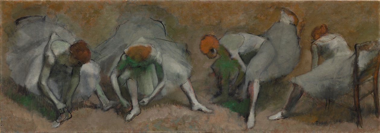 Fries der Tänzer, ca. 1895 von Edgar Degas