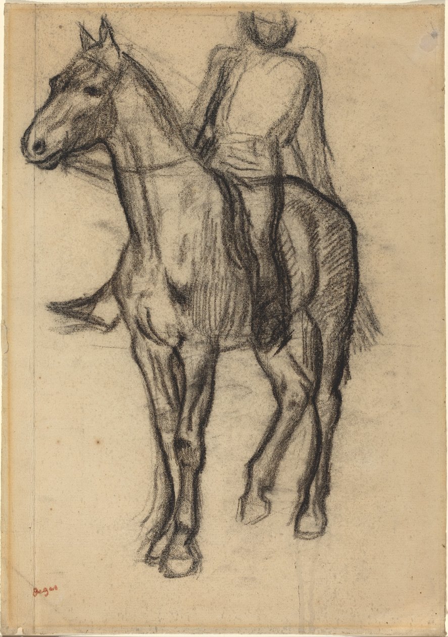 Pferd und Reiter von Edgar Degas