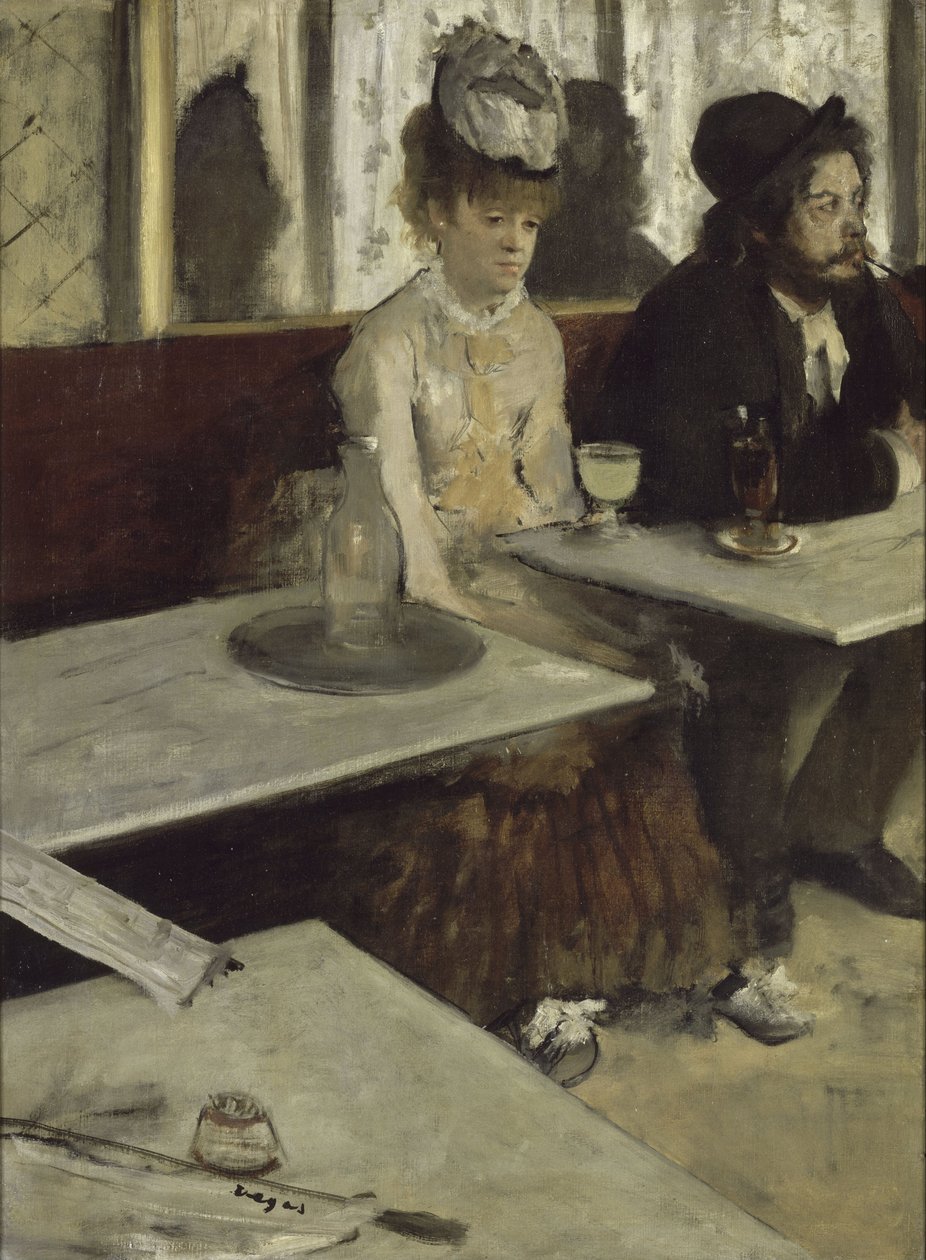 In einem Café Absinthe, 1873 von Edgar Degas