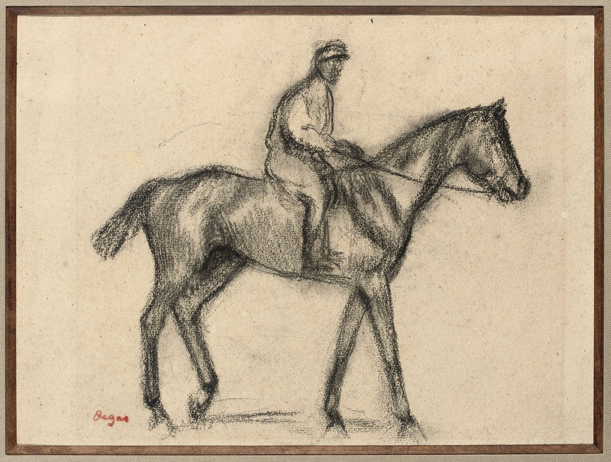 Jockey von Edgar Degas