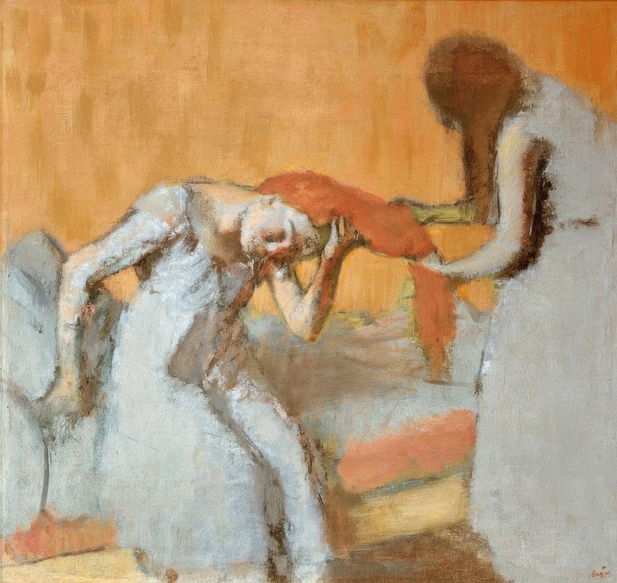 Die Frisur von Edgar Degas