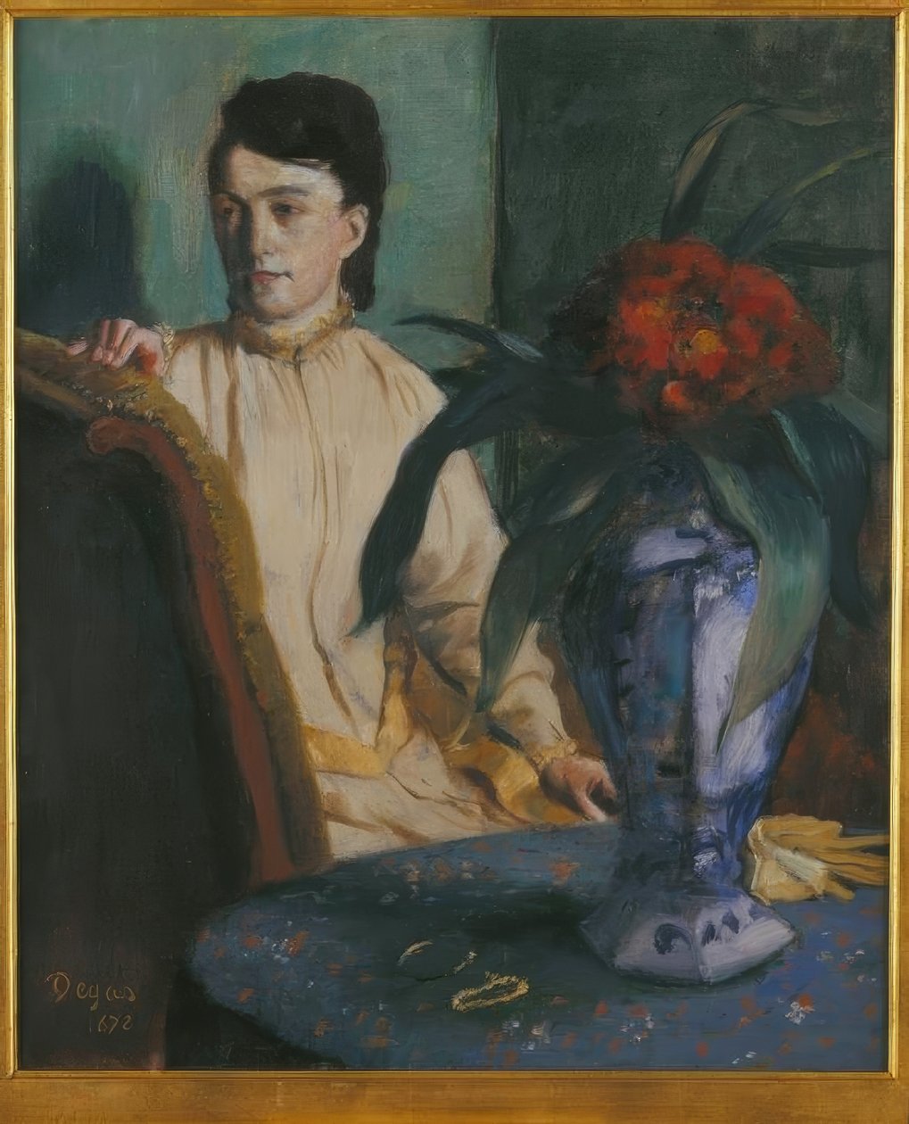 Die Frau mit der Vase von Edgar Degas