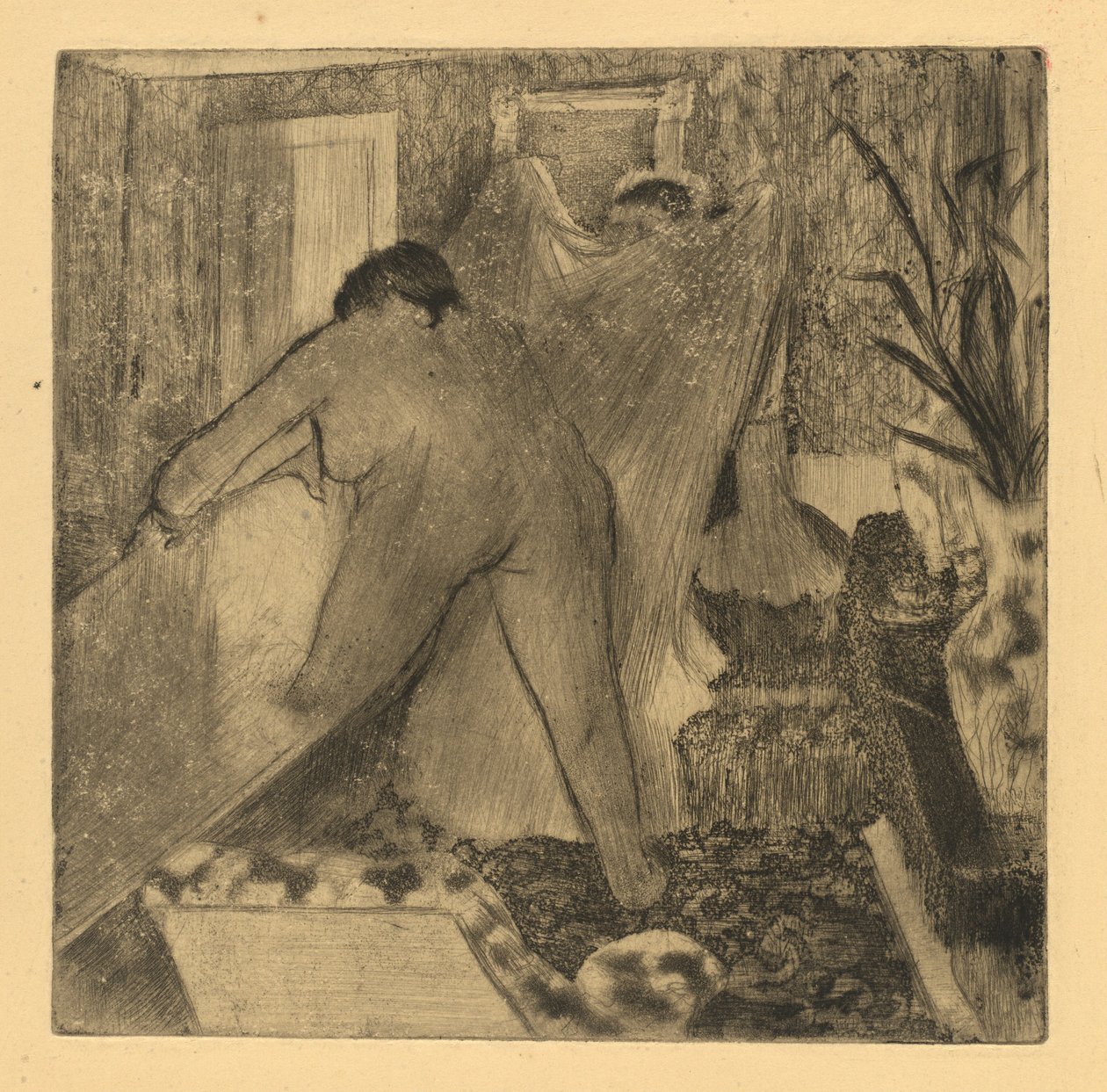 Nach dem Bad, 1879-1880 von Edgar Degas