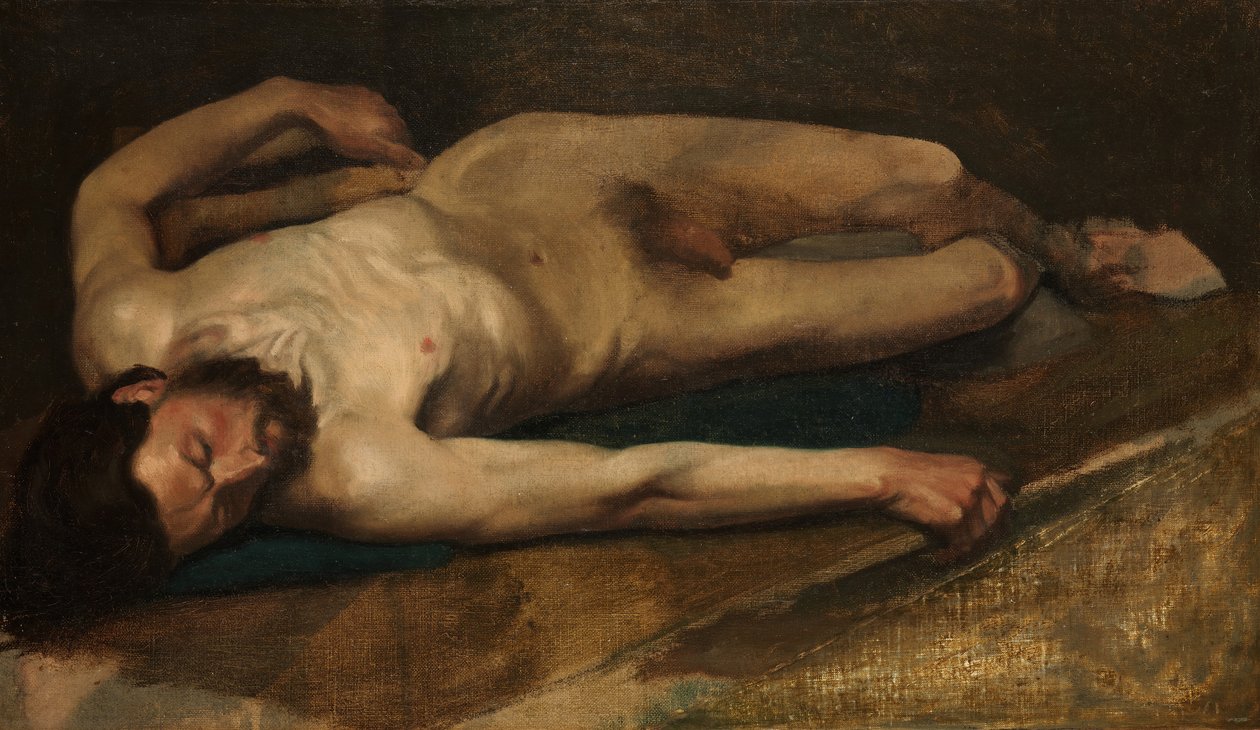 Männlicher Akt, 1856 von Edgar Degas