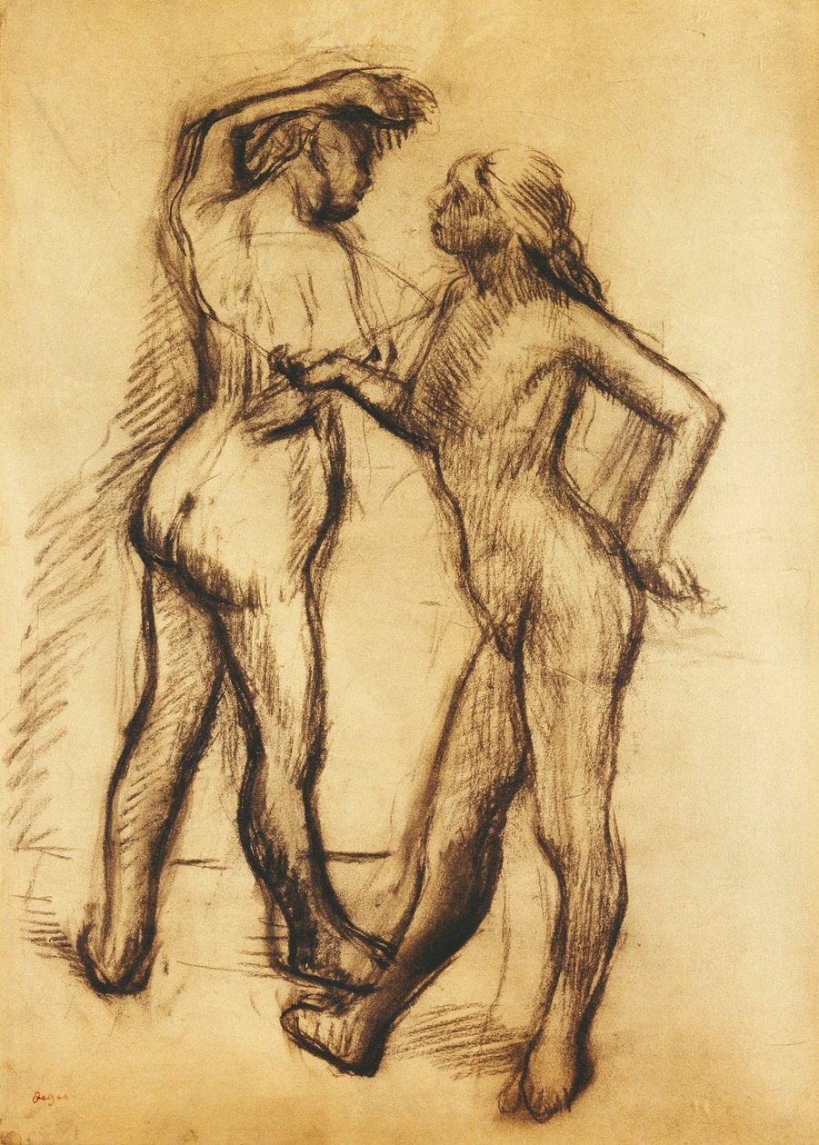 Aktstudie von Edgar Degas