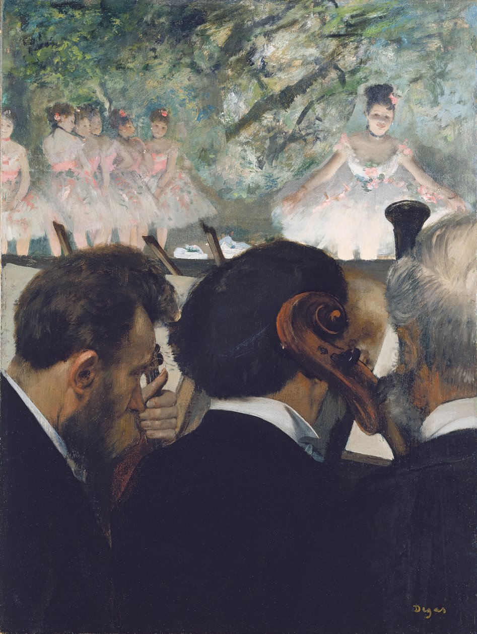 Orchestermusiker von Edgar Degas