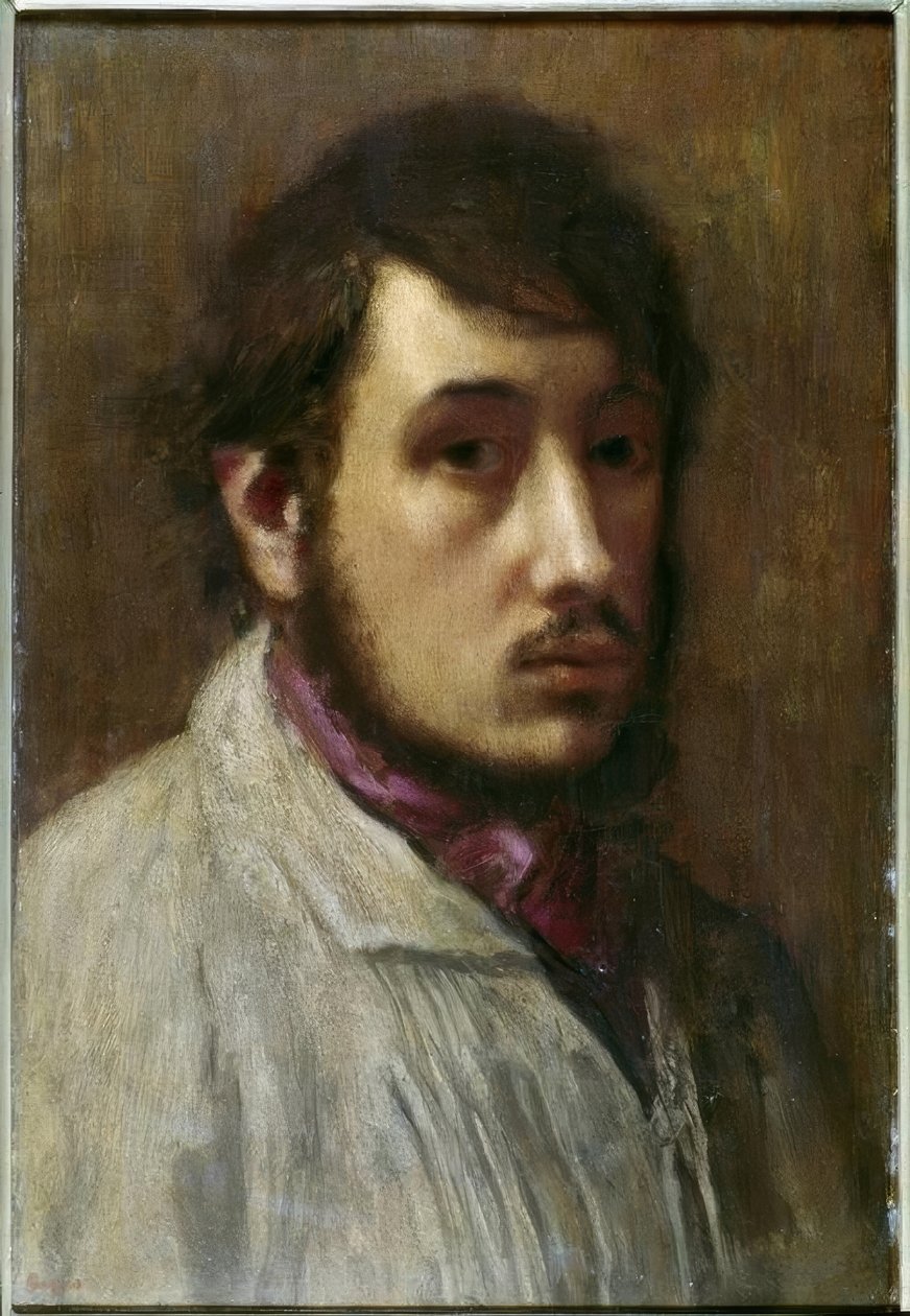 Portrait eines Mannes von Edgar Degas