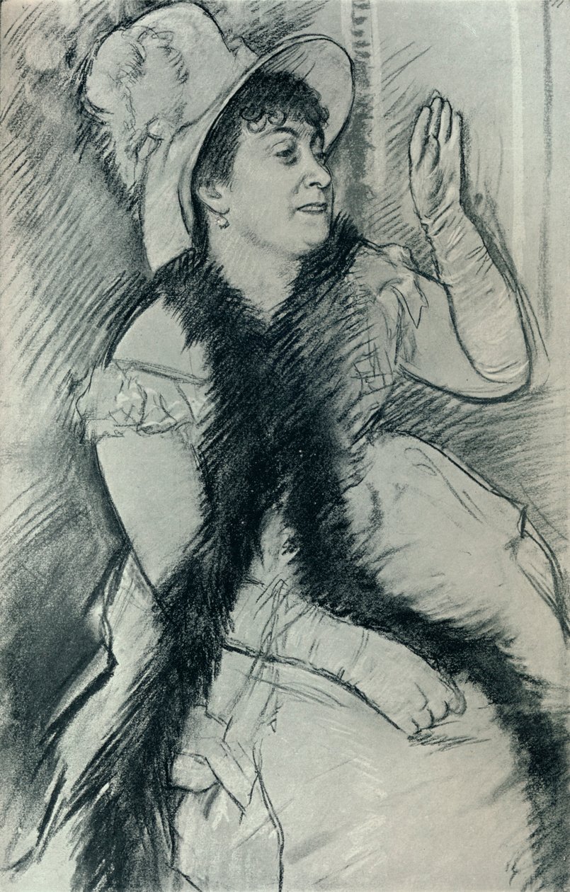 Porträt von Madame X, 19. Jahrhundert von Edgar Degas