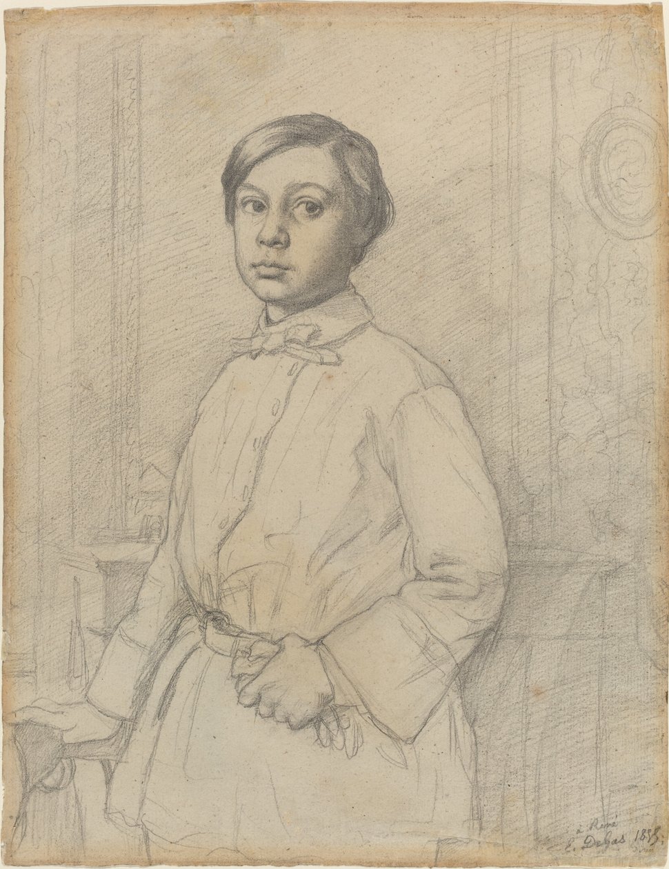 René de Gas [recto] von Edgar Degas