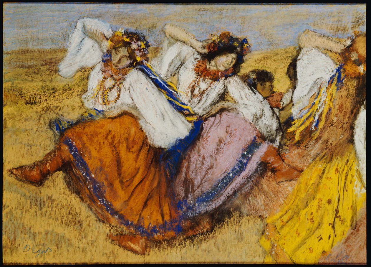 Russische Tänzer, ca. 1895 von Edgar Degas