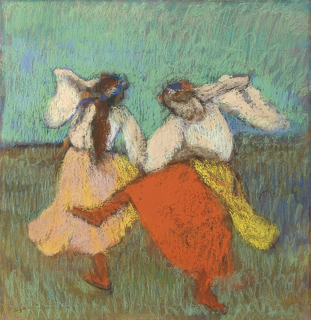 Russische Tänzerinnen von Edgar Degas