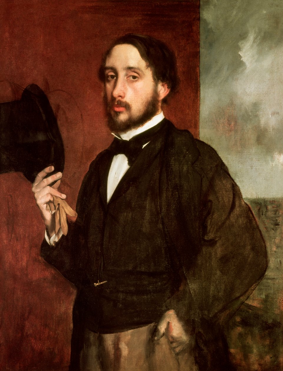Selbstporträt, ca. 1862 von Edgar Degas