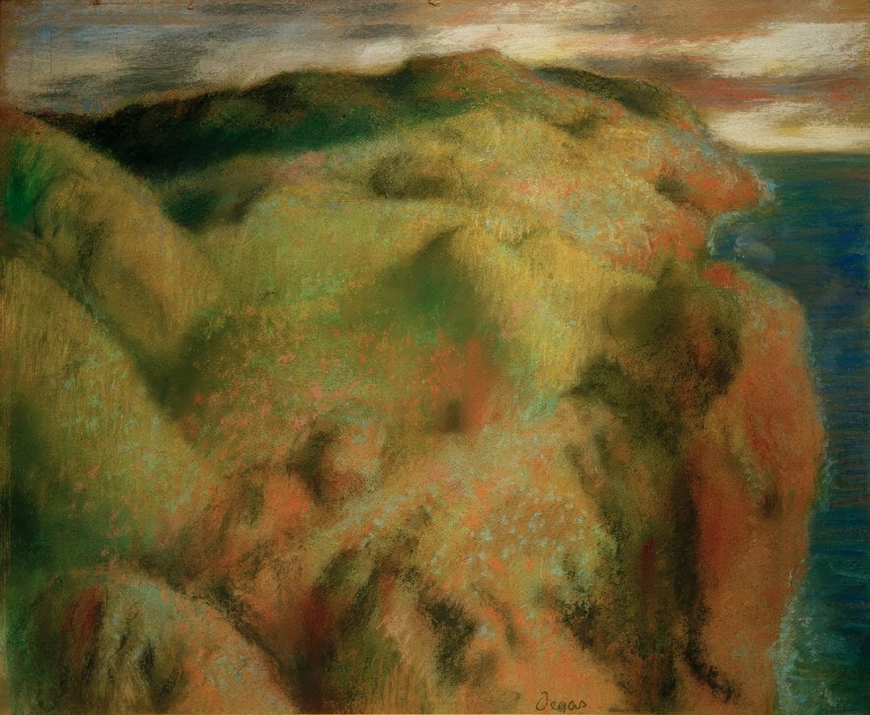 Steilküste von Edgar Degas