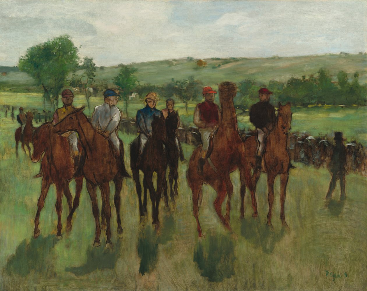 Die Reiter von Edgar Degas