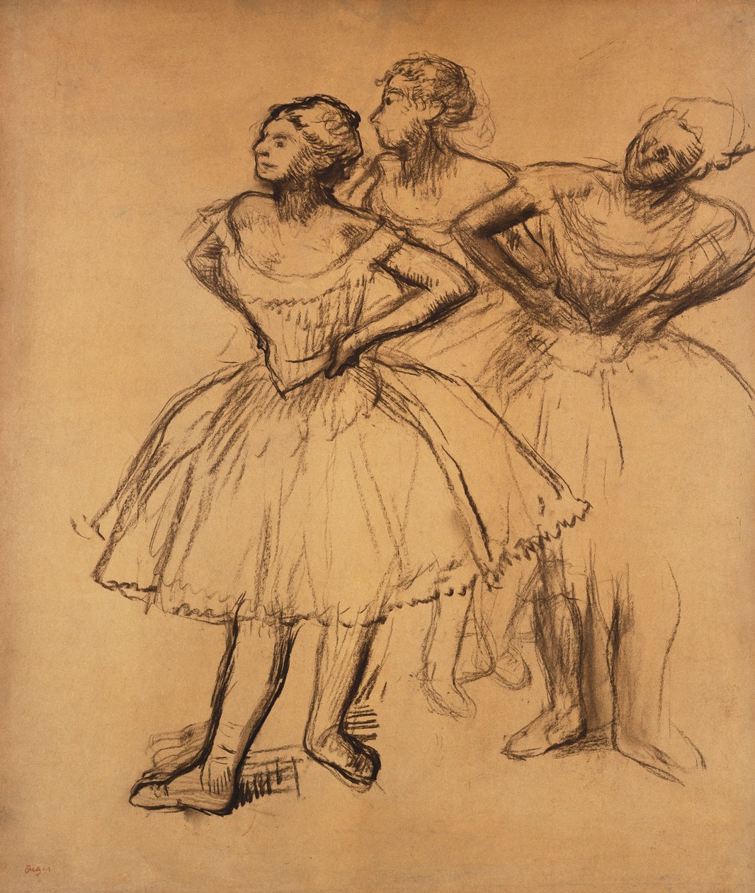 Drei Tänzerinnen von Edgar Degas