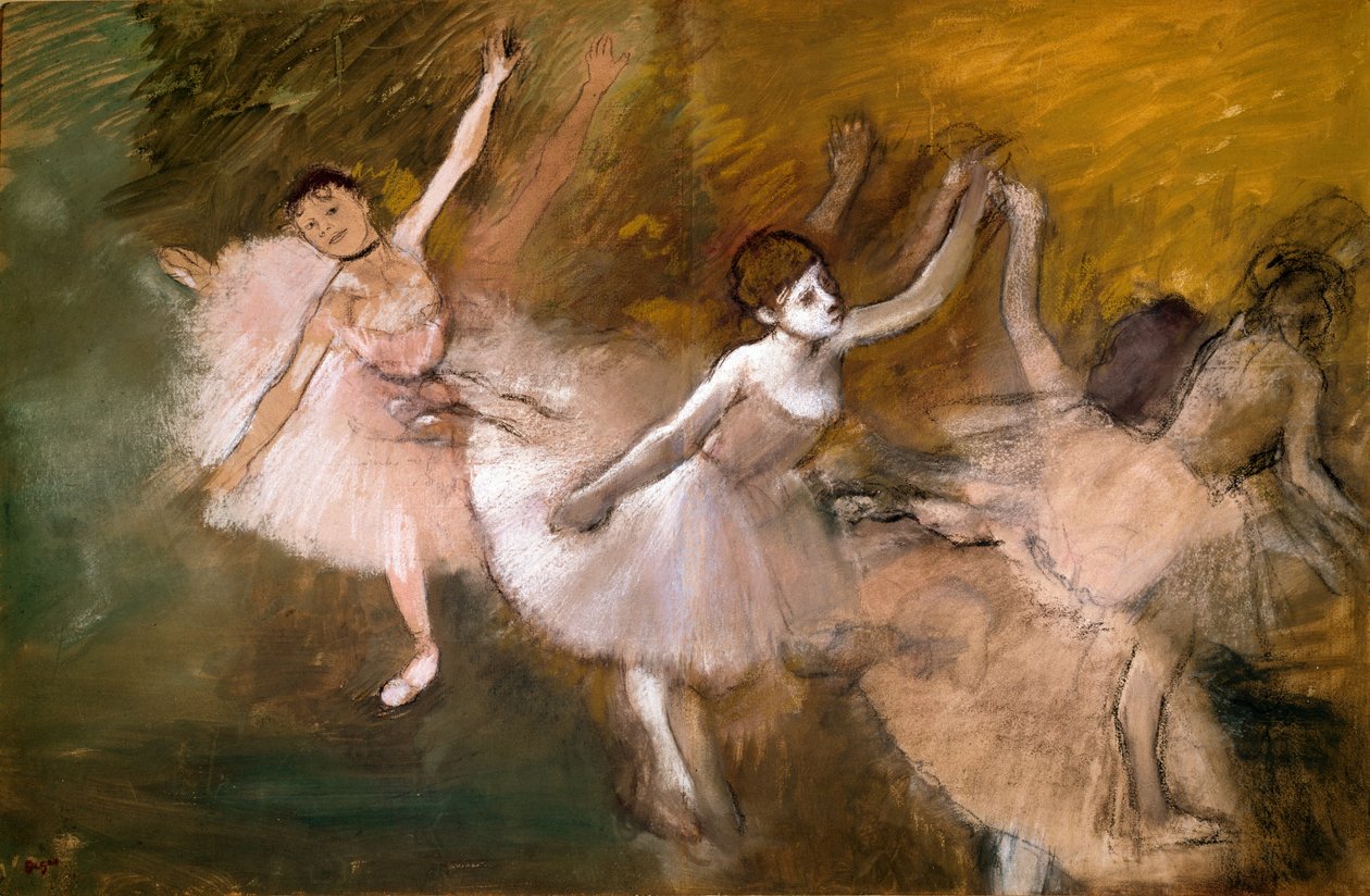 Drei Tänzerinnen von Edgar Degas