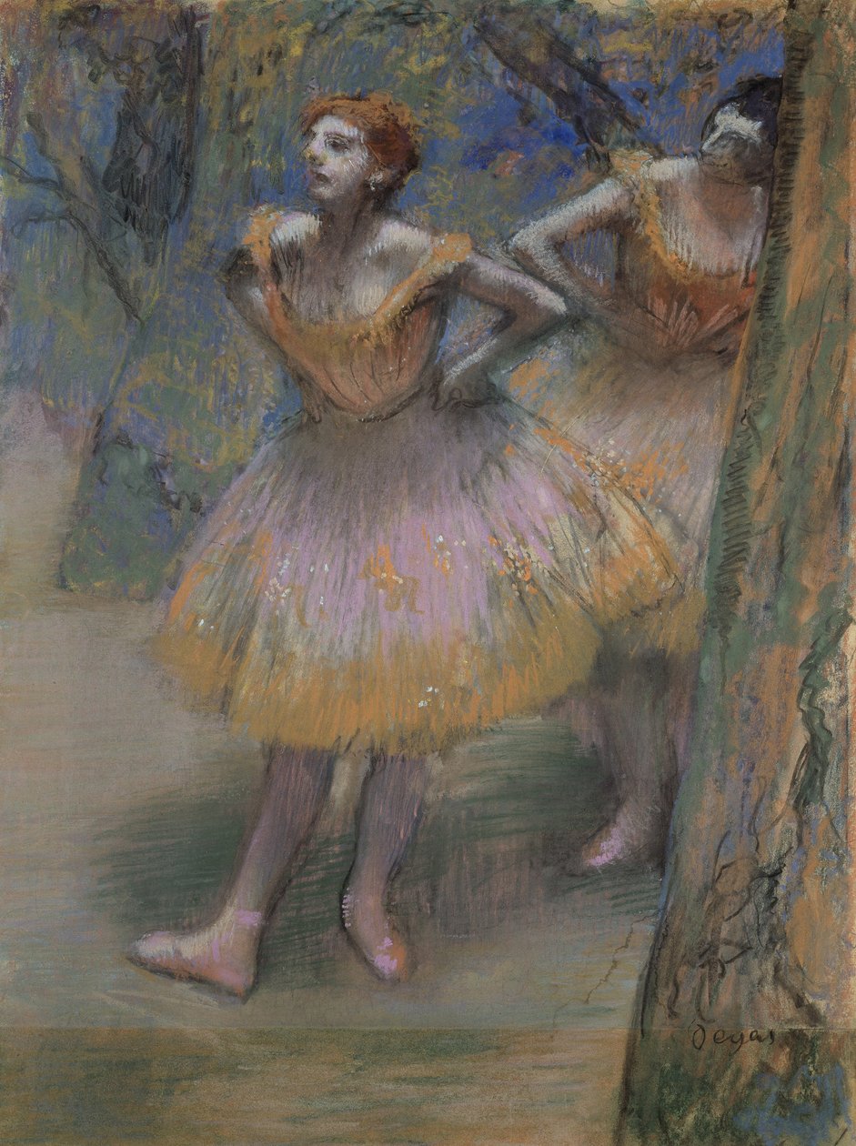 Zwei Tänzer, ca. 1893-?98 von Edgar Degas