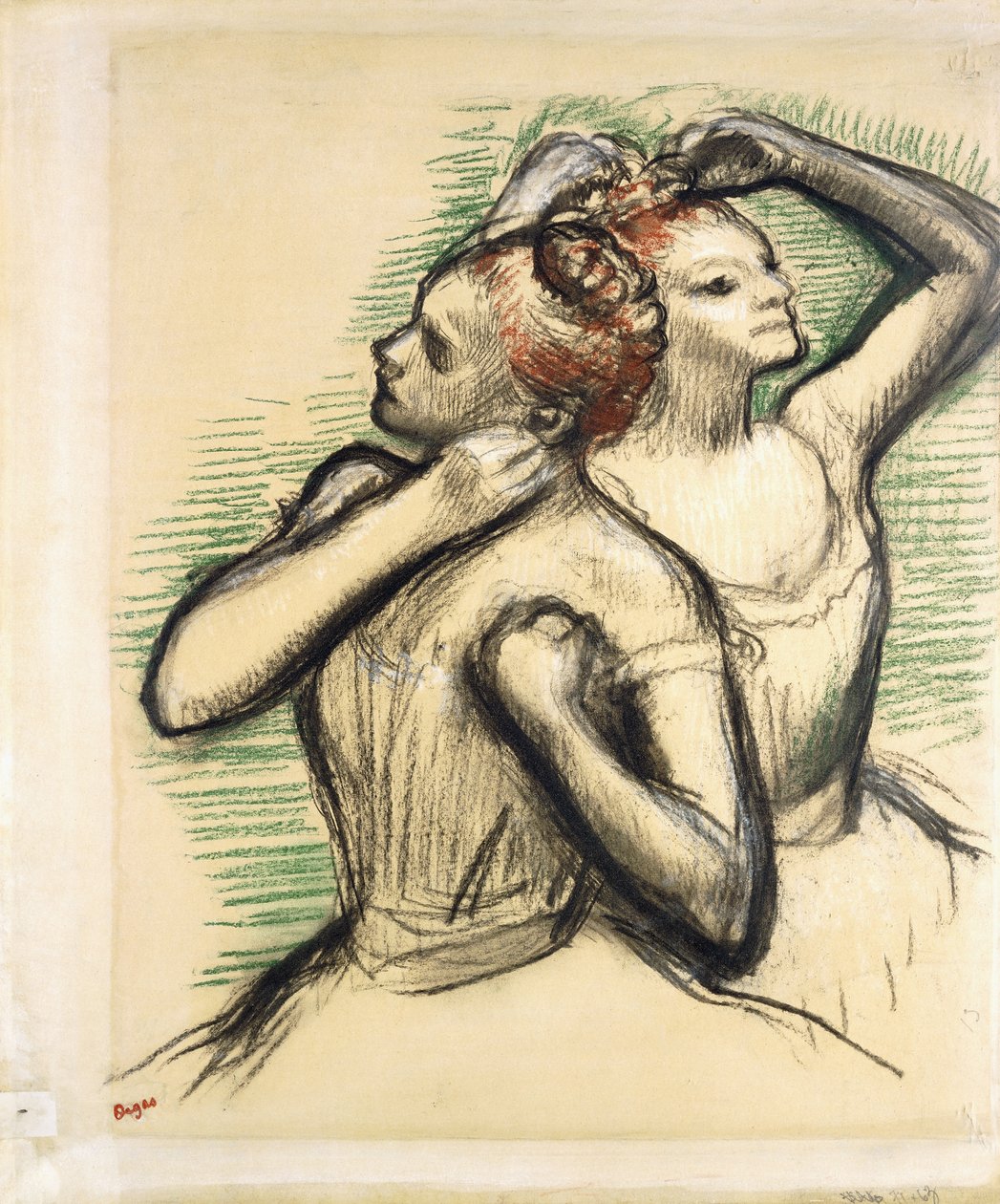Zwei Tänzer, ca. 1897 von Edgar Degas
