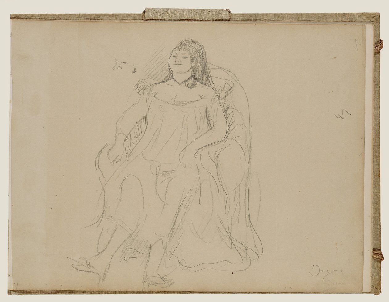 Sitzende Frau von Edgar Degas
