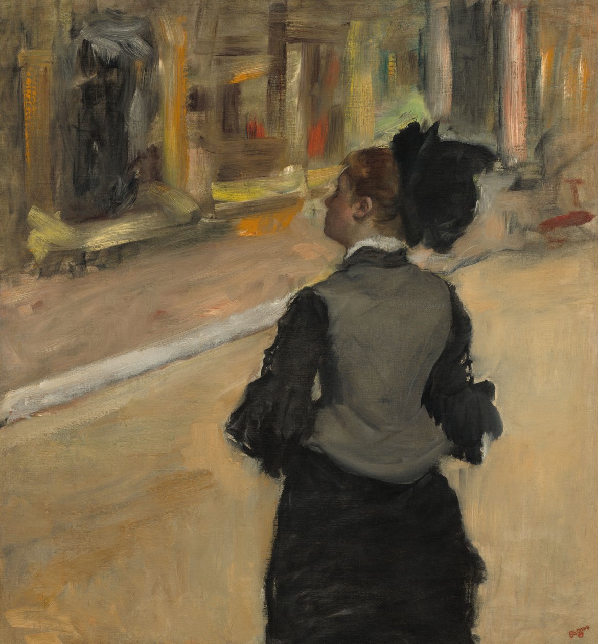 Frau von hinten gesehen von Edgar Degas