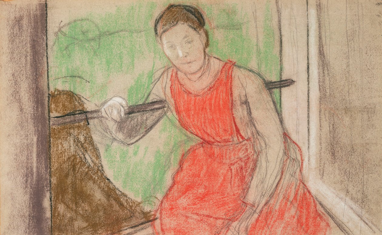 Frau am Fenster von Edgar Degas