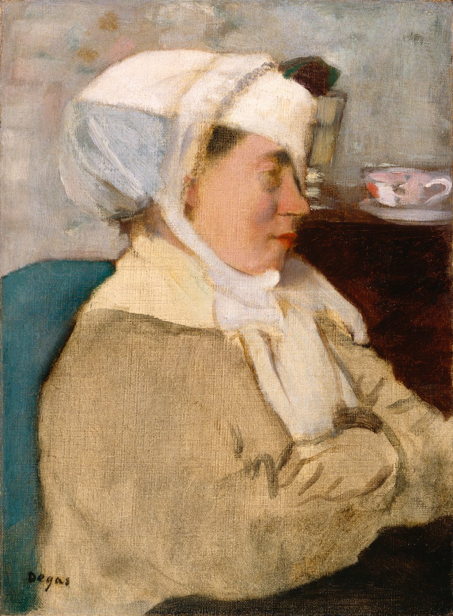 Frau mit Verband, ca. 1872 von Edgar Degas